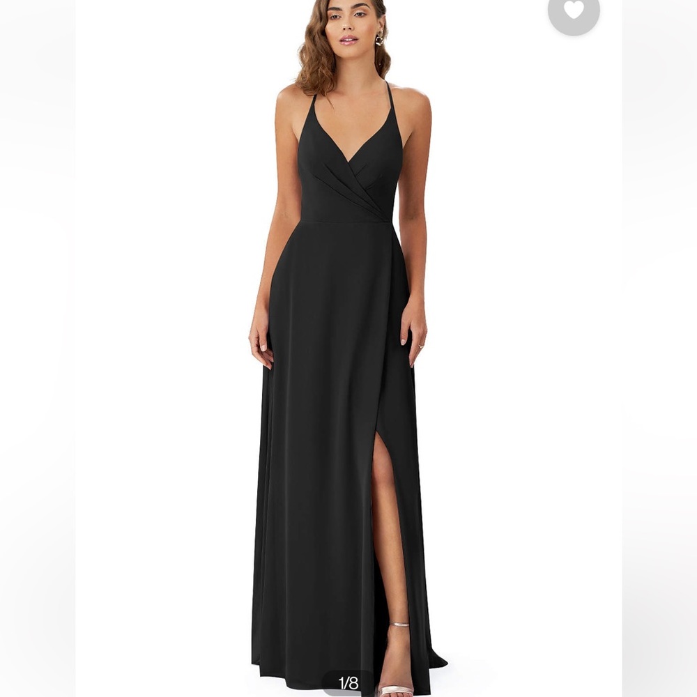 Black Azazie Bridesmaids Dress